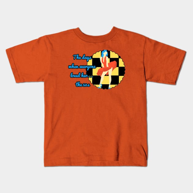 Retro style stickers Kids T-Shirt by zzzozzo